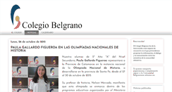 Desktop Screenshot of colegiobelgrano.com